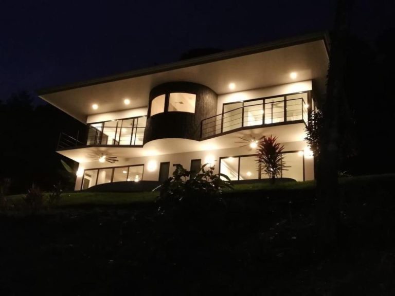 Evening view from below
