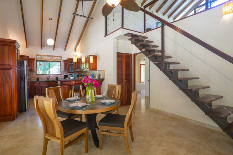 Dining area between Kitchen and Living Room